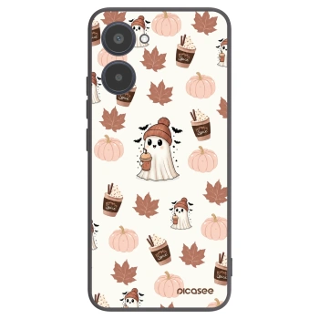 Picasee silikónový čierny obal pre Realme 10 4G - Pumpkin spice