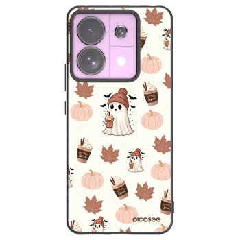 Picasee silikónový čierny obal pre Xiaomi Redmi Note 13 Pro 5G - Pumpkin spice