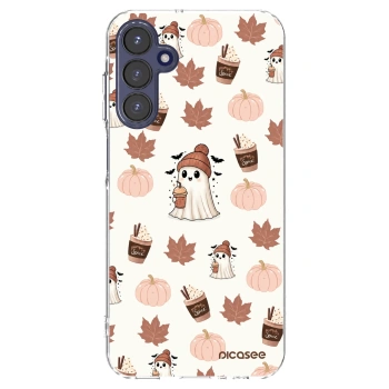 Picasee silikónový prehľadný obal pre Samsung Galaxy A15 A155F 4G - Pumpkin spice