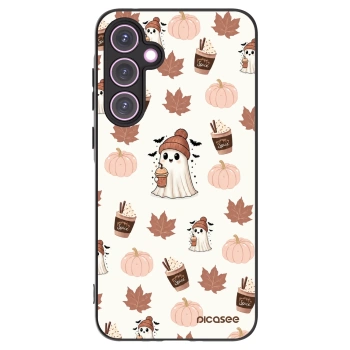 Picasee silikónový čierny obal pre Samsung Galaxy A35 5G A356B - Pumpkin spice