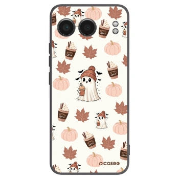 Picasee silikónový čierny obal pre OnePlus Nord 4 - Pumpkin spice