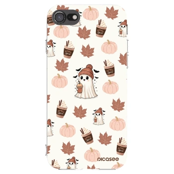Silikónový prehľadný obal pre Apple iPhone 7 - Pumpkin spice
