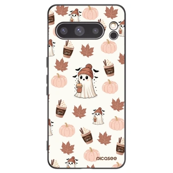 Picasee silikónový čierny obal pre Google Pixel 8 Pro - Pumpkin spice