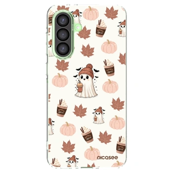Picasee silikónový prehľadný obal pre Samsung Galaxy A26 5G A266B - Pumpkin spice