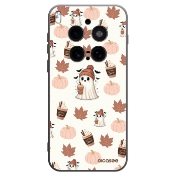 Picasee silikónový čierny obal pre Vivo X300 Pro - Pumpkin spice