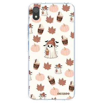 Picasee silikónový prehľadný obal pre Xiaomi Redmi 7A - Pumpkin spice