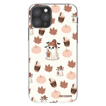 Silikónový prehľadný obal pre Apple iPhone 11 Pro - Pumpkin spice