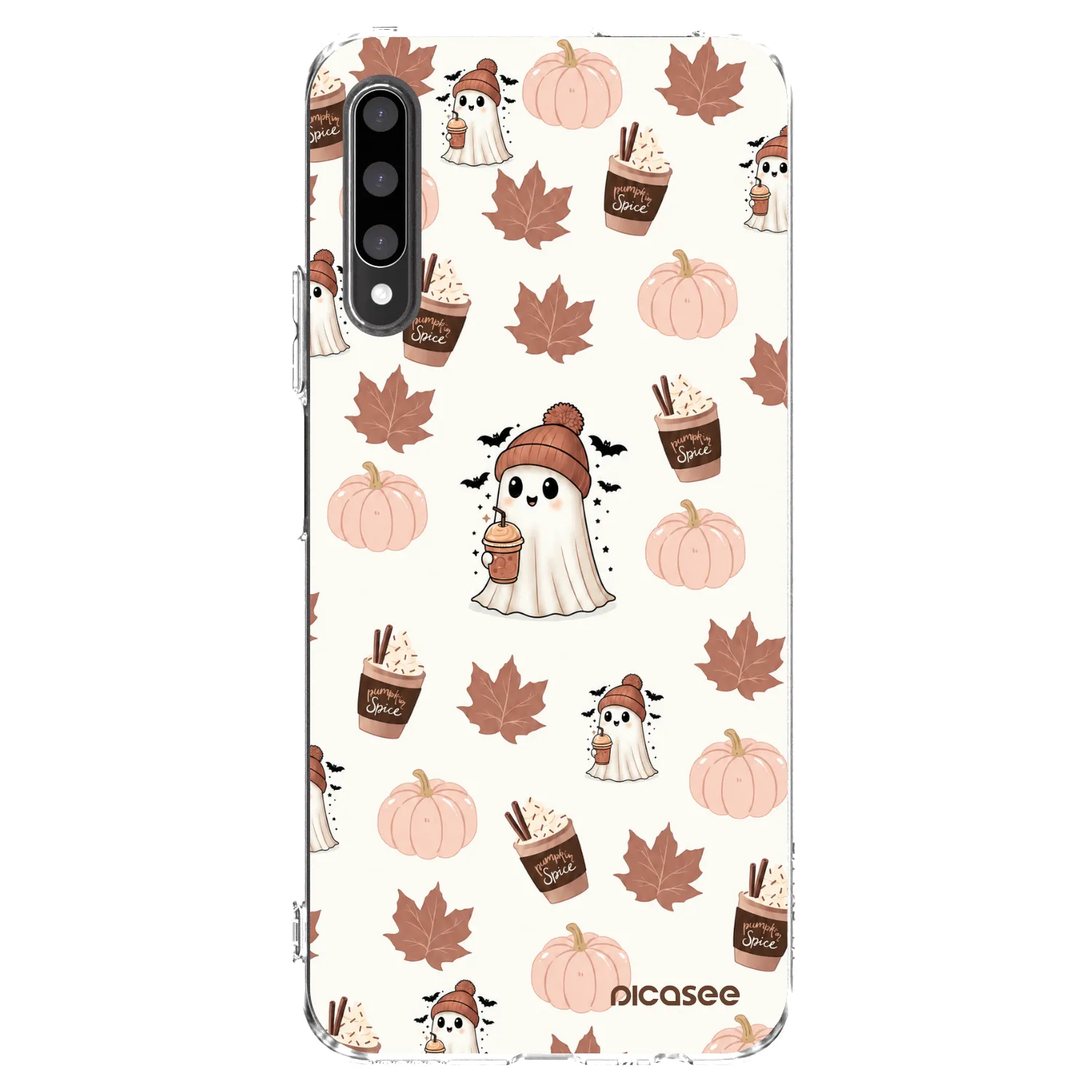 Picasee silikónový prehľadný obal pre Honor 9X Pro - Pumpkin spice
