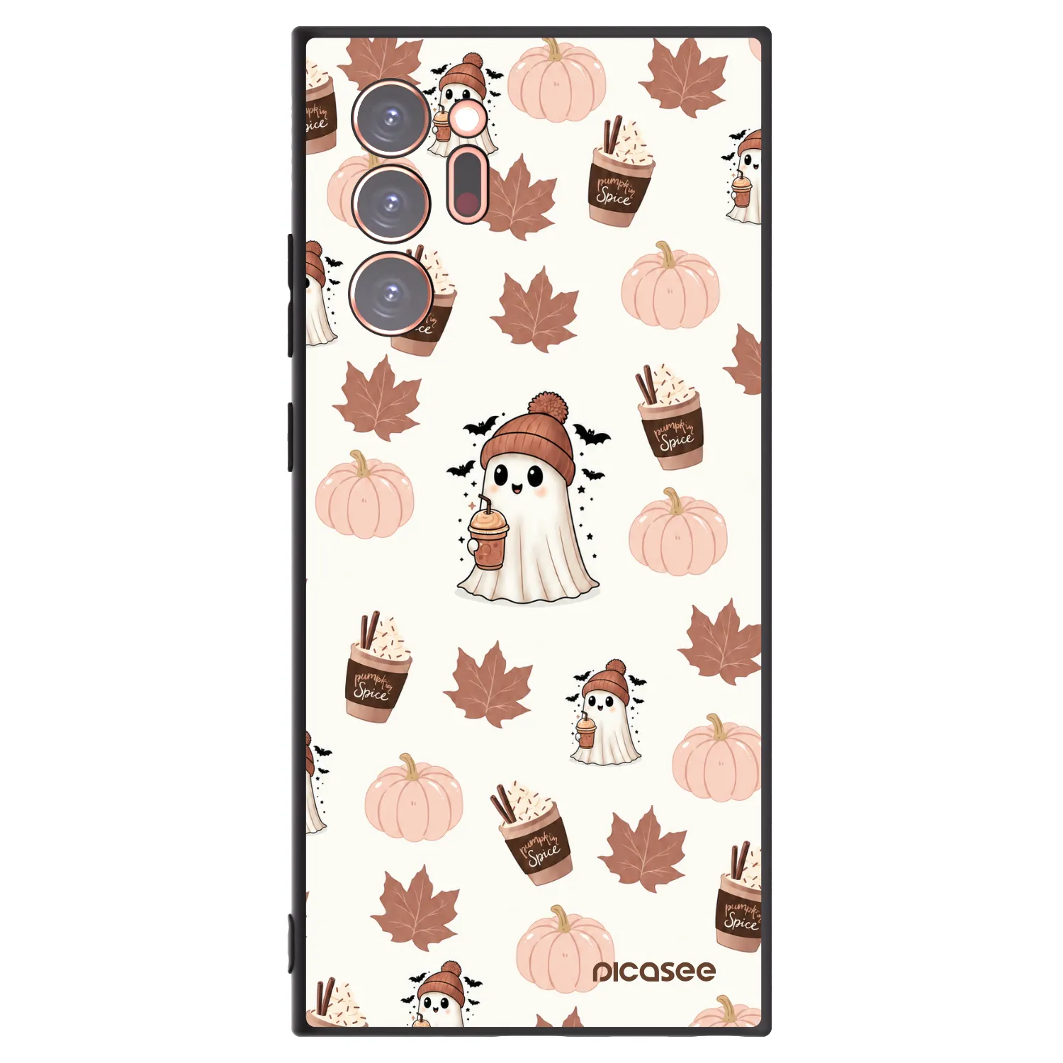 Picasee silikónový čierny obal pre Samsung Galaxy Note 20 Ultra - Pumpkin spice