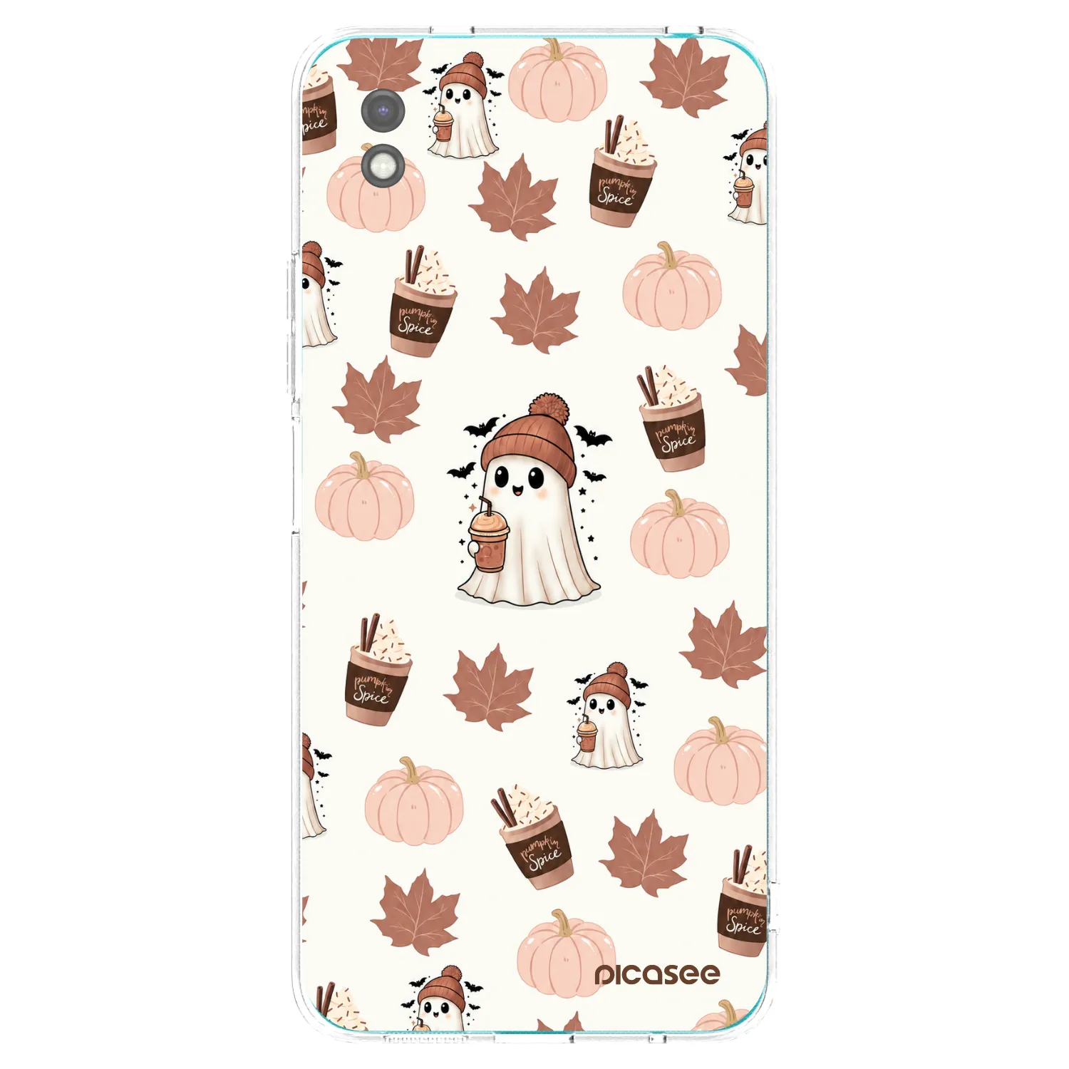 Picasee silikónový čierny obal pre Xiaomi Redmi 9A - Pumpkin spice