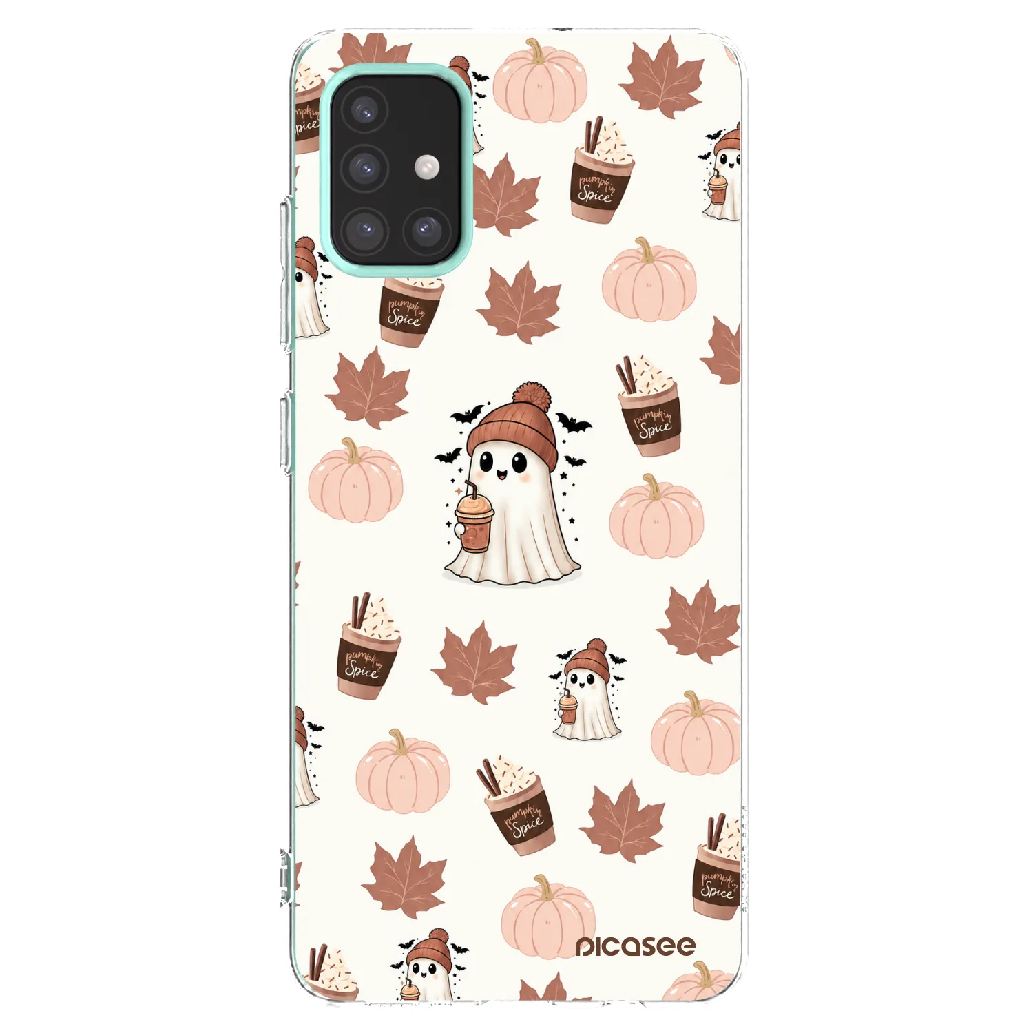 Picasee silikónový prehľadný obal pre Samsung Galaxy M31s - Pumpkin spice