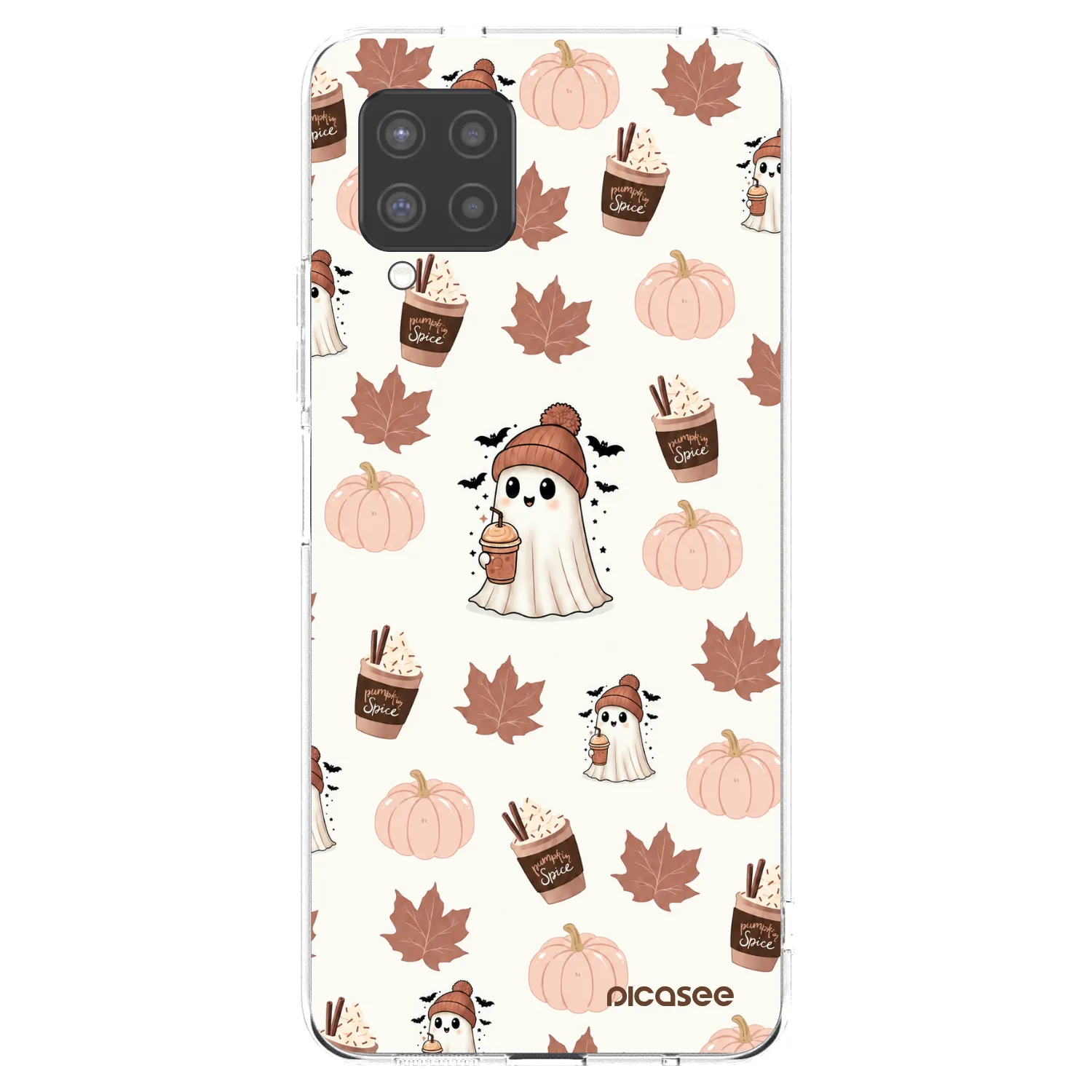 Picasee silikónový prehľadný obal pre Samsung Galaxy A42 A426B - Pumpkin spice