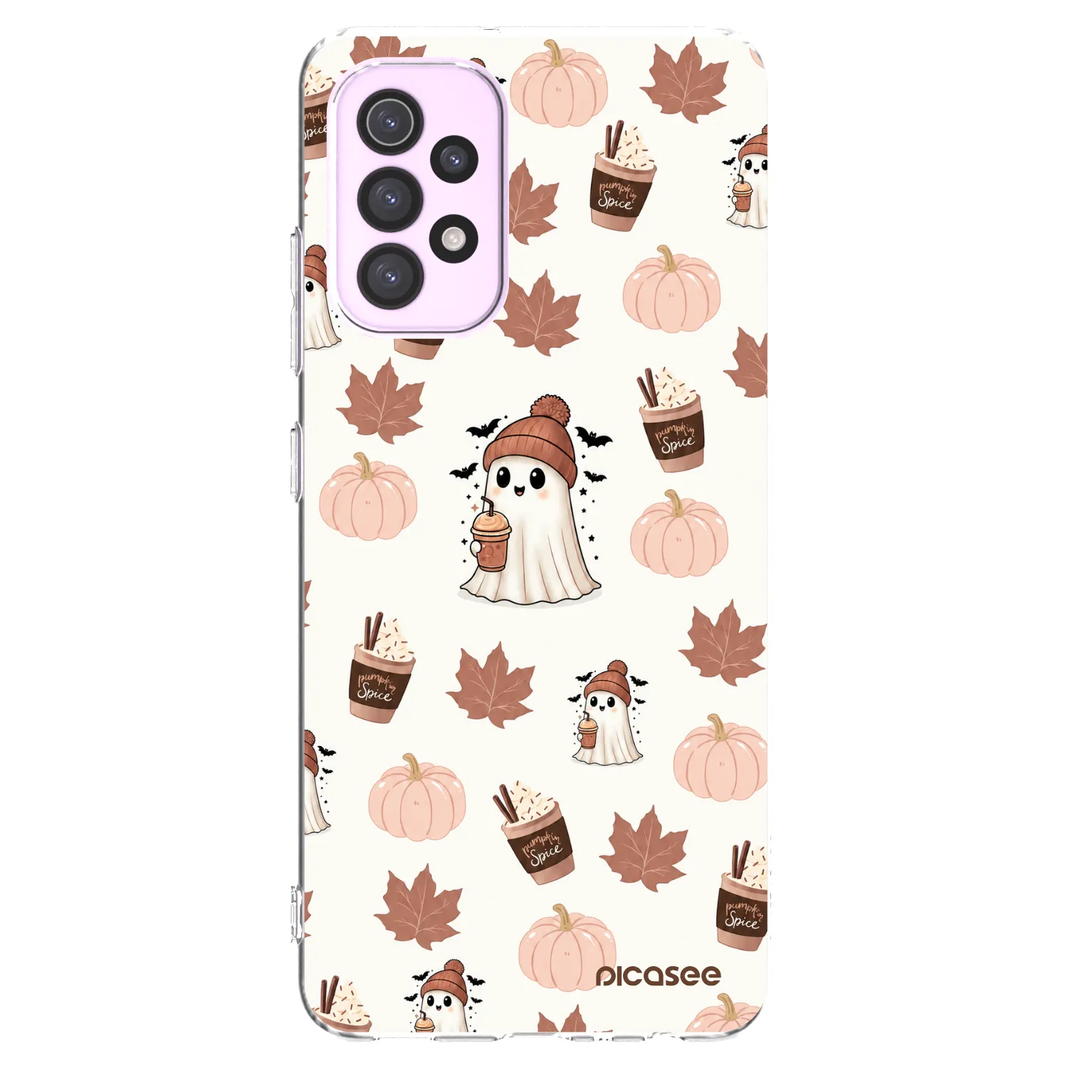 Picasee silikónový prehľadný obal pre Samsung Galaxy A32 5G A326B - Pumpkin spice