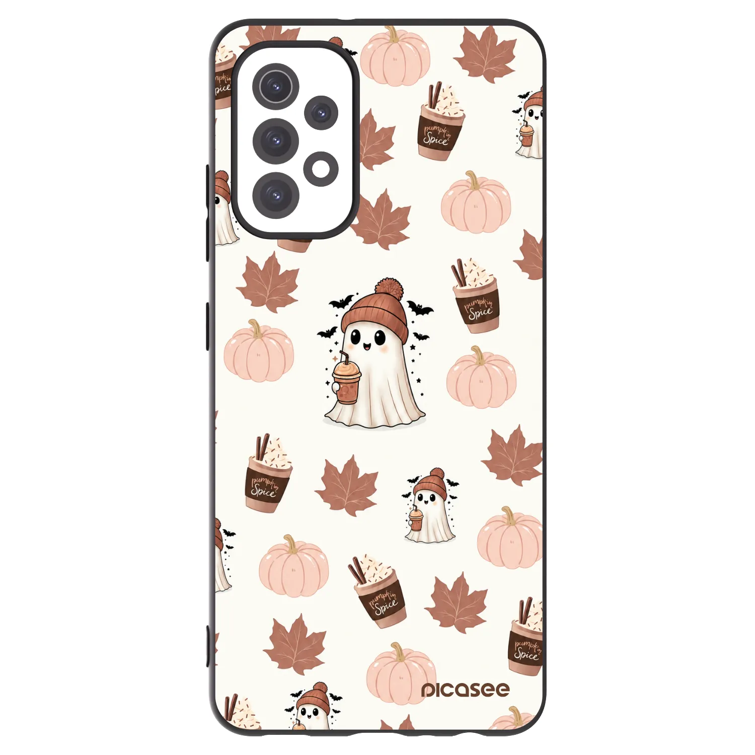 Picasee silikónový čierny obal pre Samsung Galaxy A32 5G A326B - Pumpkin spice