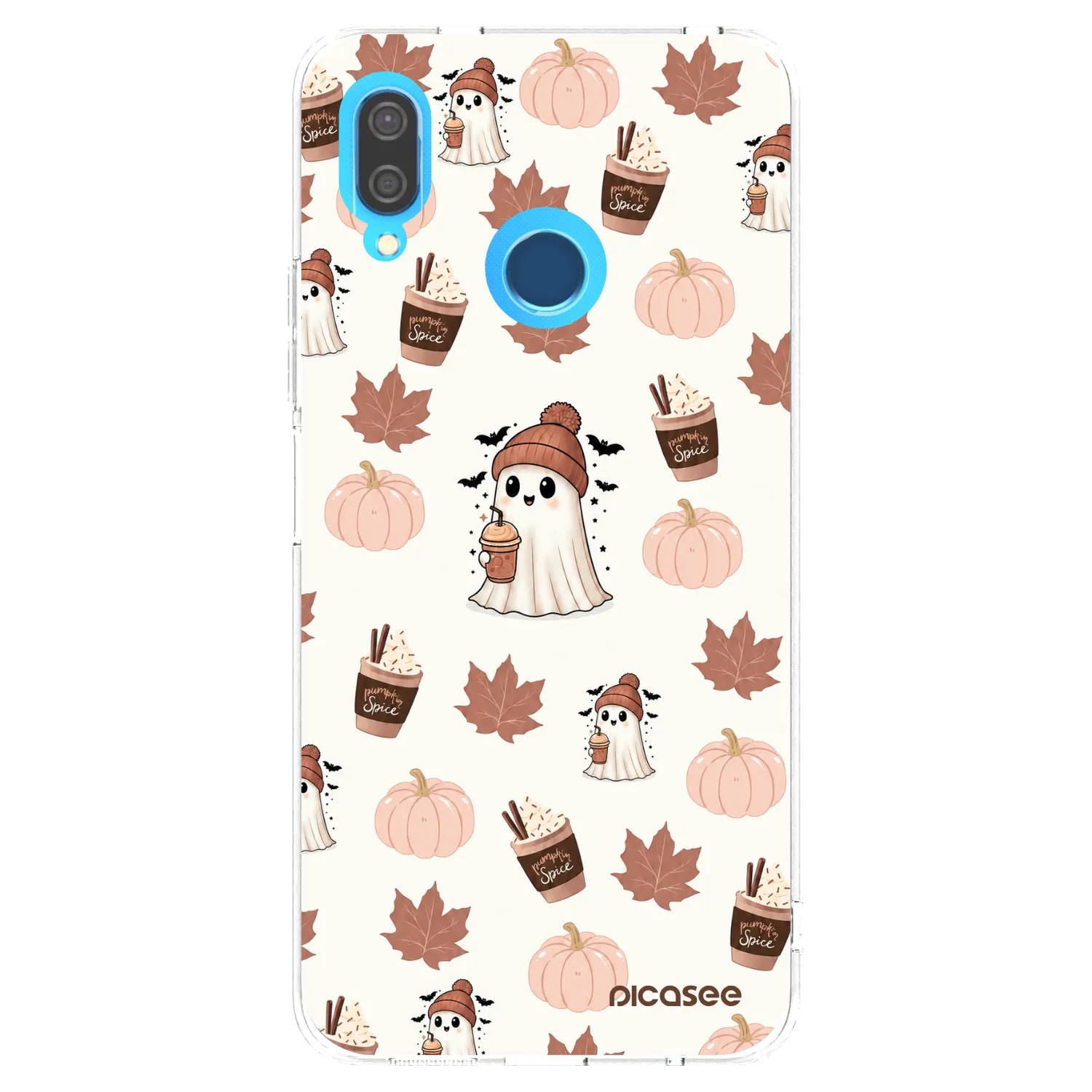 Picasee silikónový prehľadný obal pre Huawei P20 Lite - Pumpkin spice
