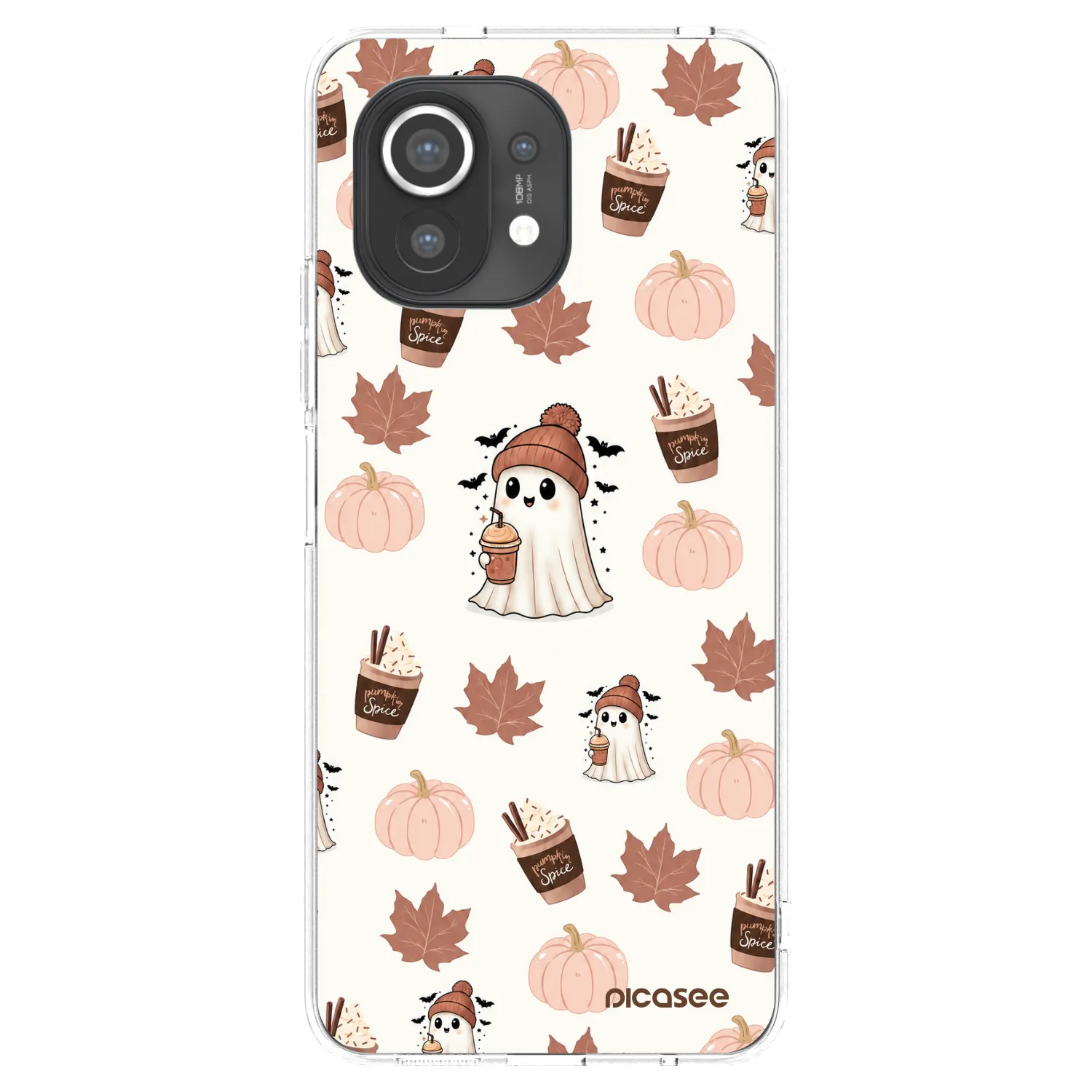 Picasee silikónový prehľadný obal pre Xiaomi Mi 11 - Pumpkin spice