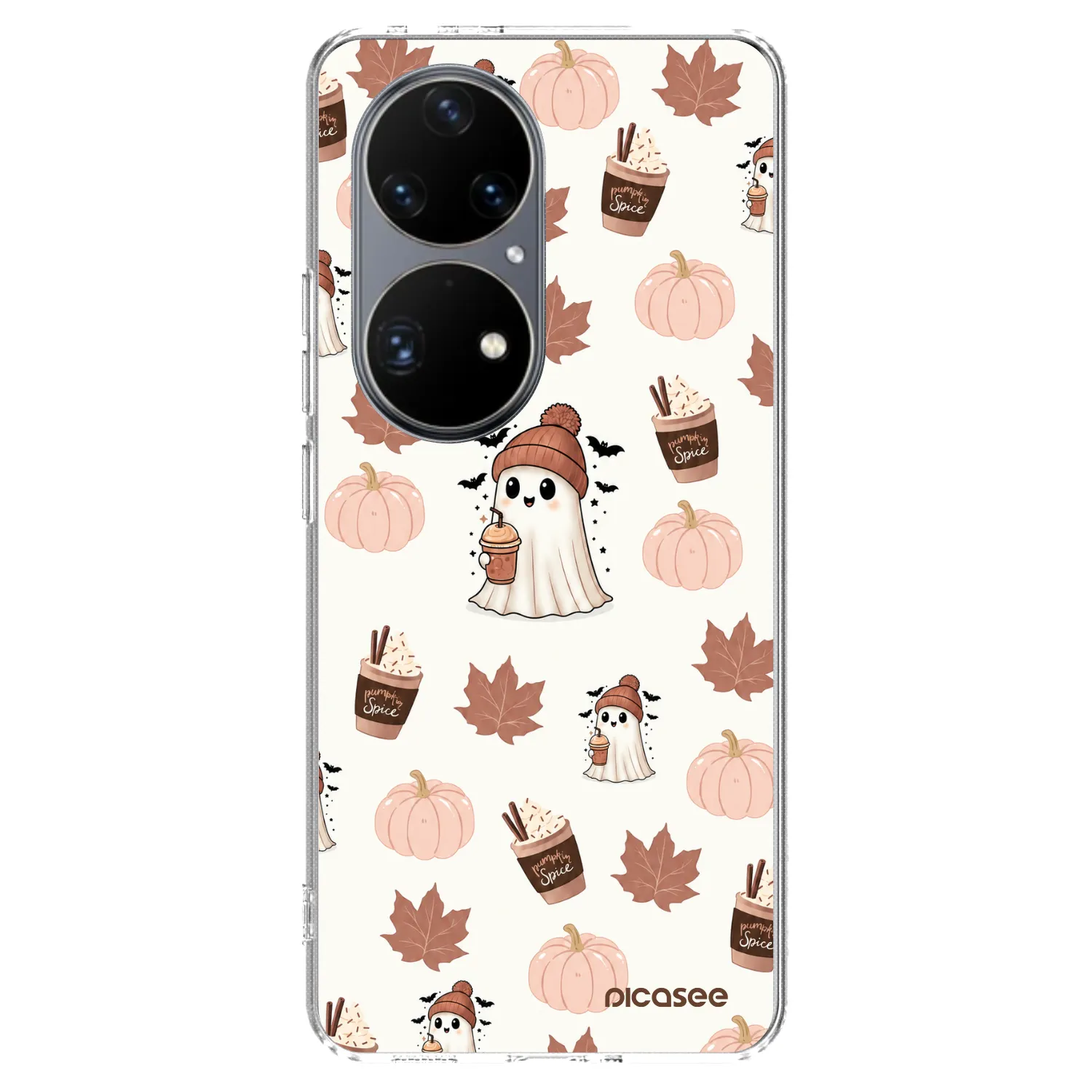 Picasee silikónový prehľadný obal pre Huawei P50 - Pumpkin spice