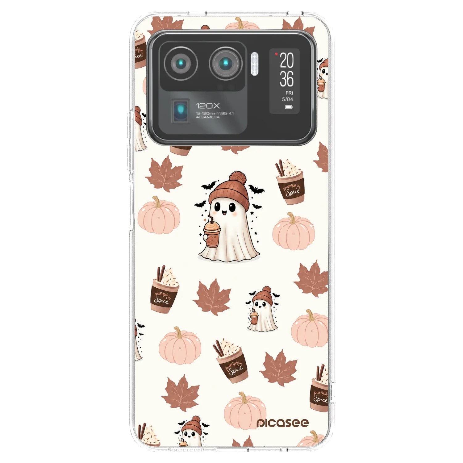 Picasee silikónový prehľadný obal pre Xiaomi Mi 11 Ultra - Pumpkin spice