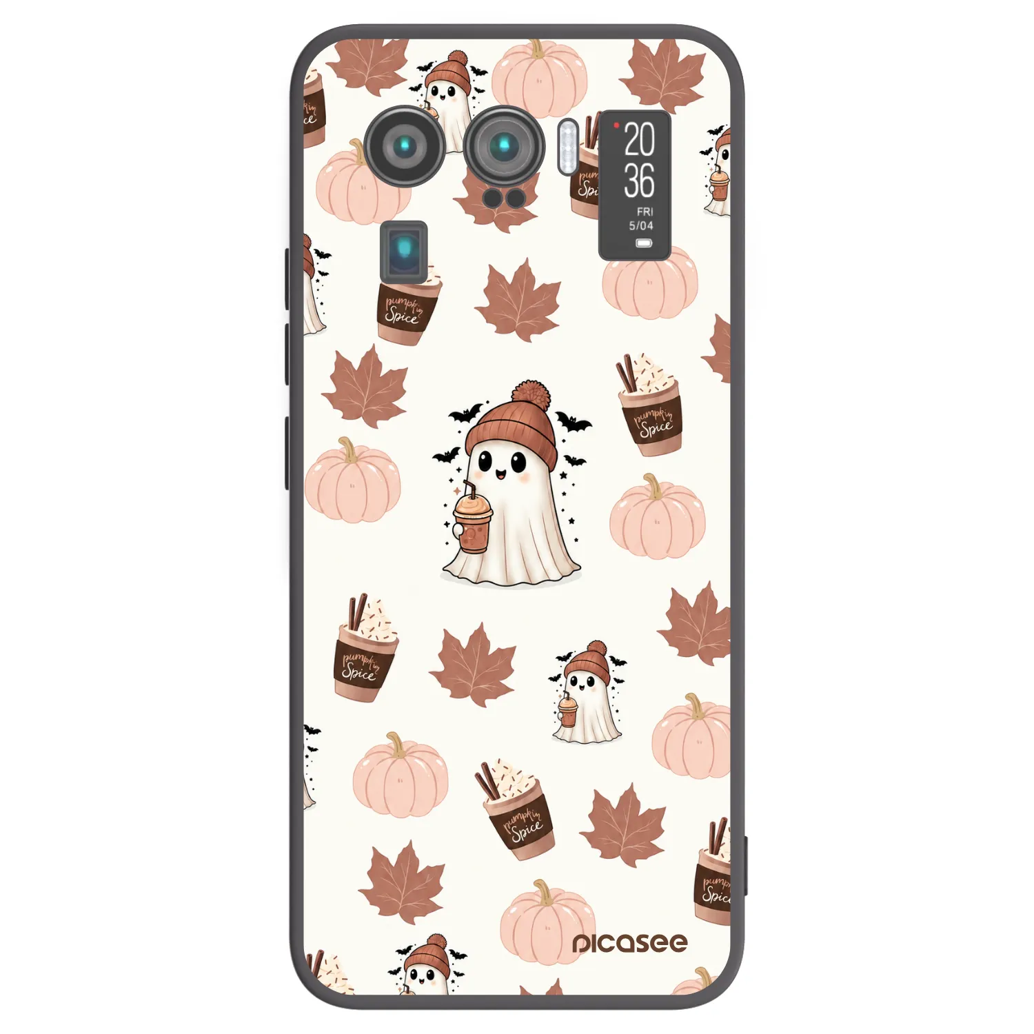 Picasee silikónový čierny obal pre Xiaomi Mi 11 Ultra - Pumpkin spice