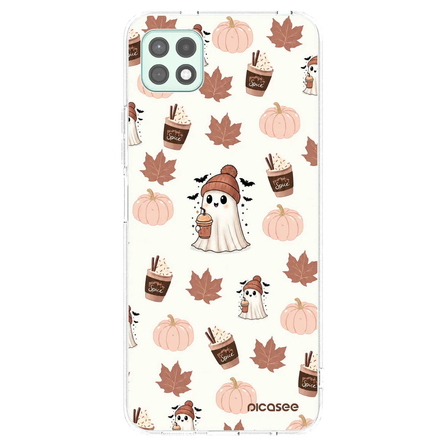 Picasee silikónový prehľadný obal pre Samsung Galaxy A22 A226B 5G - Pumpkin spice