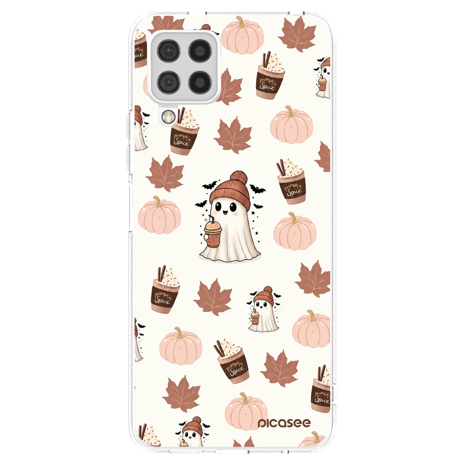 Picasee silikónový prehľadný obal pre Samsung Galaxy A22 A225F 4G - Pumpkin spice