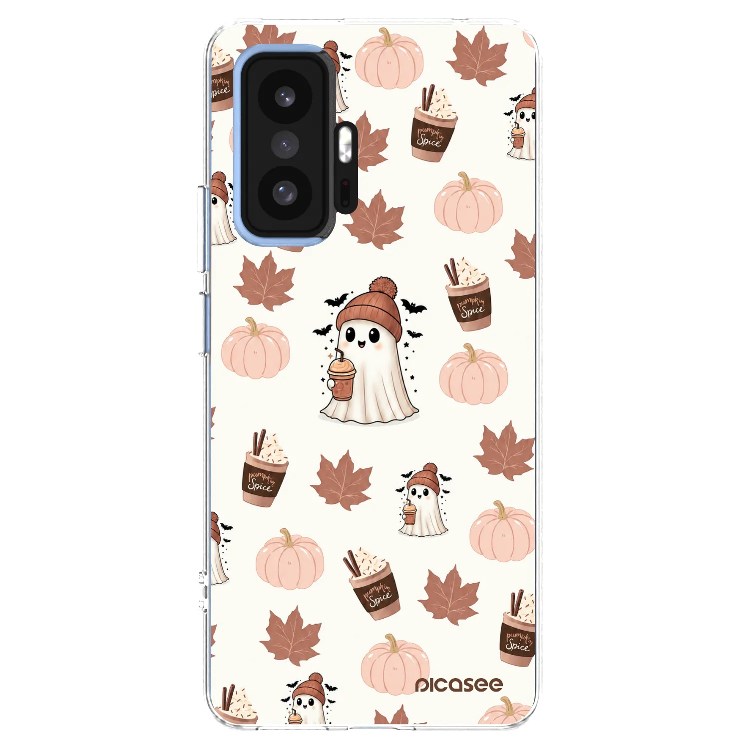 Picasee silikónový prehľadný obal pre Xiaomi 11T Pro - Pumpkin spice