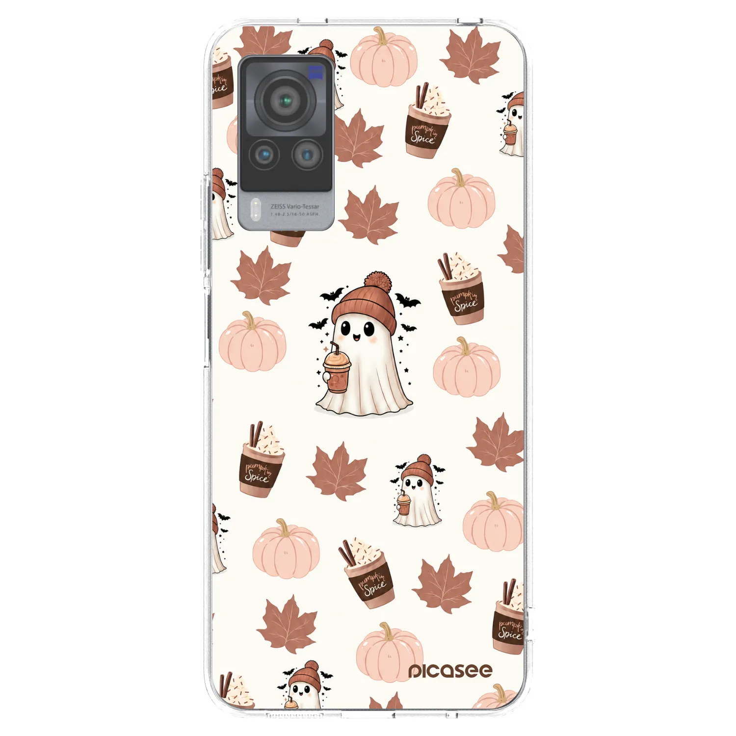 Picasee silikónový prehľadný obal pre Vivo X60 Pro 5G - Pumpkin spice
