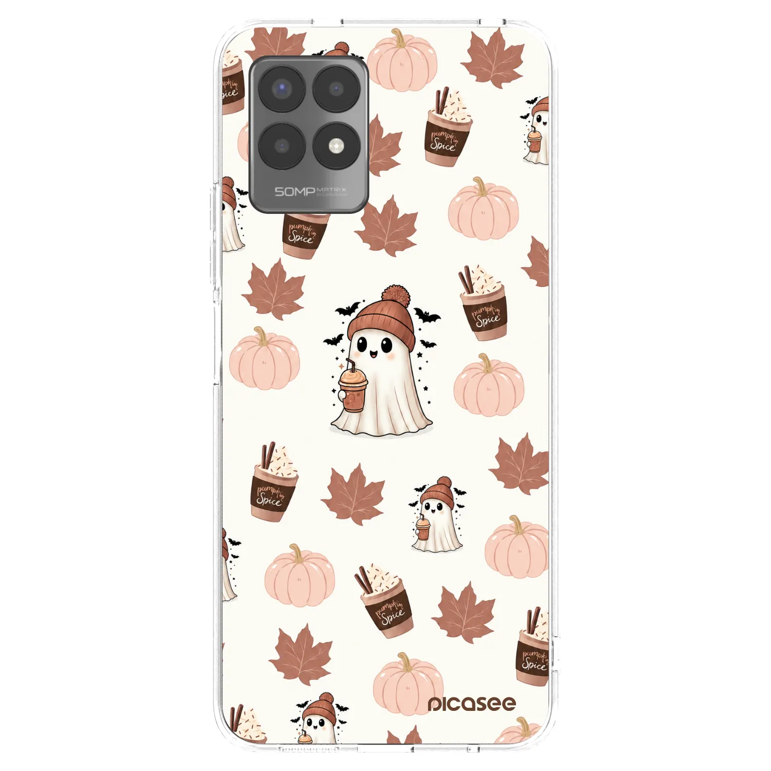 Picasee silikónový prehľadný obal pre Realme 8i - Pumpkin spice