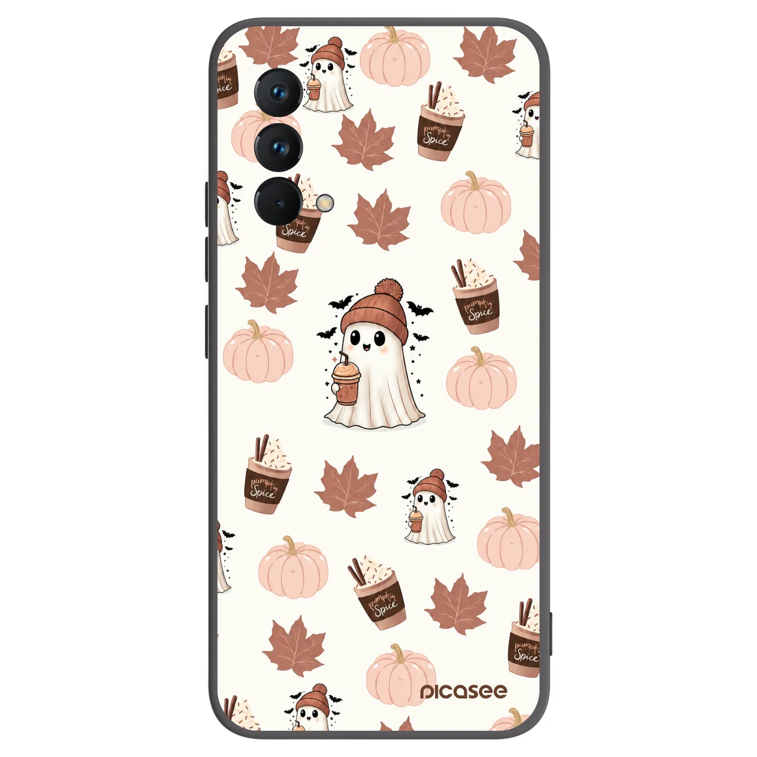Picasee silikónový čierny obal pre Realme GT Master Edition 5G - Pumpkin spice