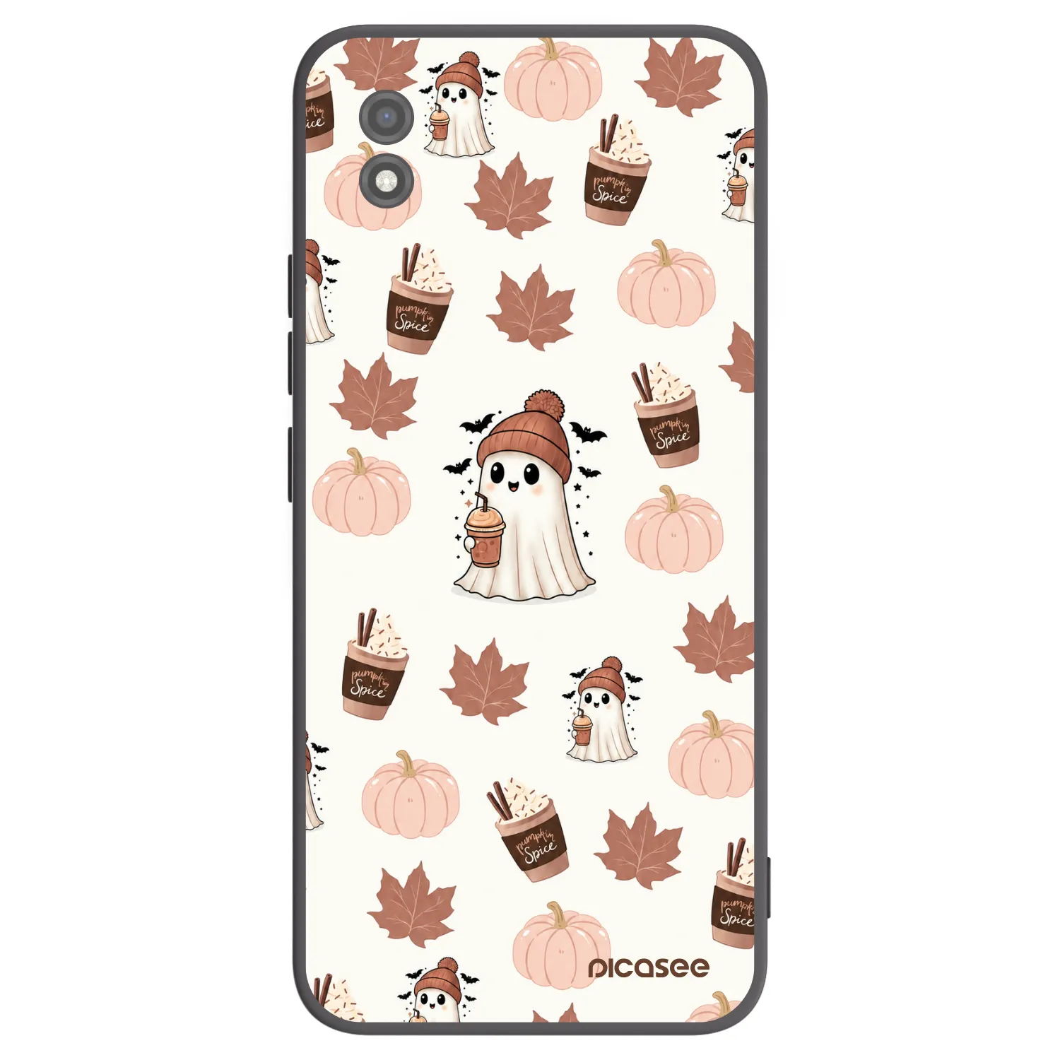 Picasee silikónový čierny obal pre Realme C11 (2021) - Pumpkin spice