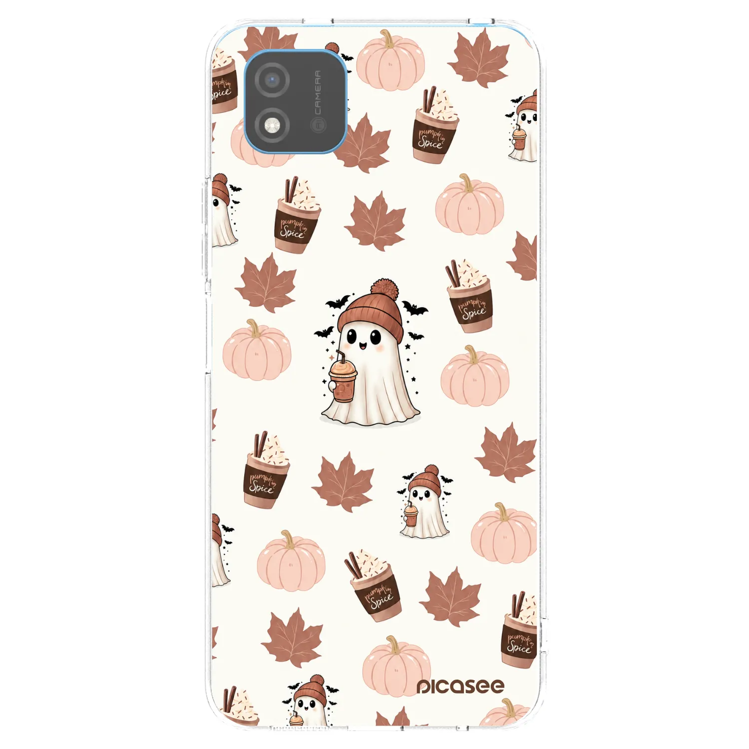 Picasee silikónový prehľadný obal pre Realme C11 (2021) - Pumpkin spice