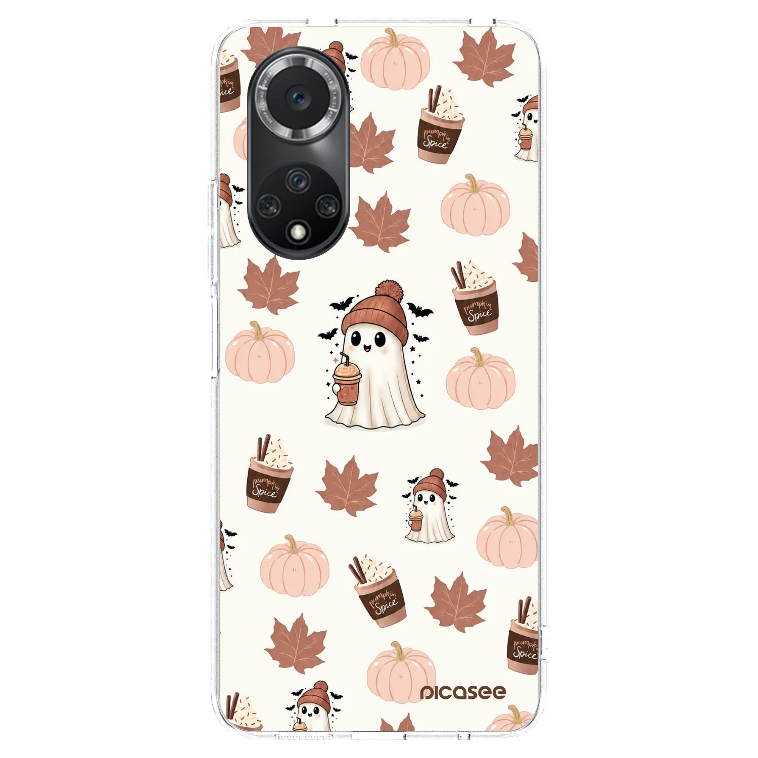 Picasee silikónový prehľadný obal pre Huawei Nova 9 SE - Pumpkin spice