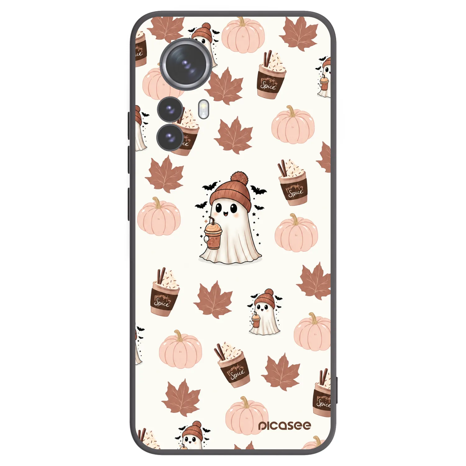 Picasee silikónový čierny obal pre Xiaomi 12 Pro - Pumpkin spice