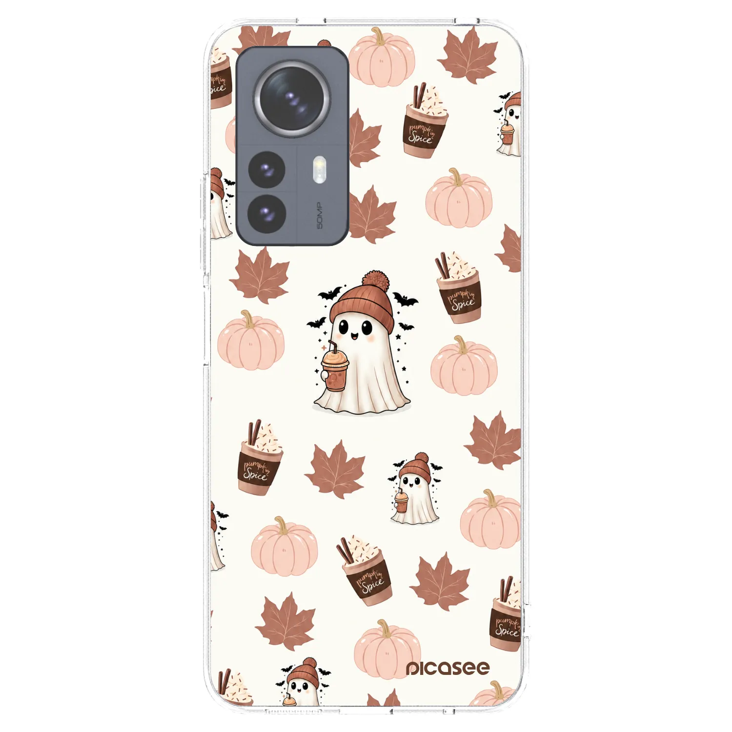 Picasee silikónový prehľadný obal pre Xiaomi 12 Pro - Pumpkin spice