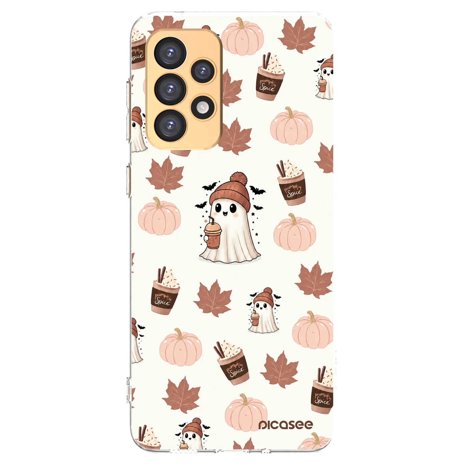 Picasee silikónový prehľadný obal pre Samsung Galaxy A33 5G A336 - Pumpkin spice