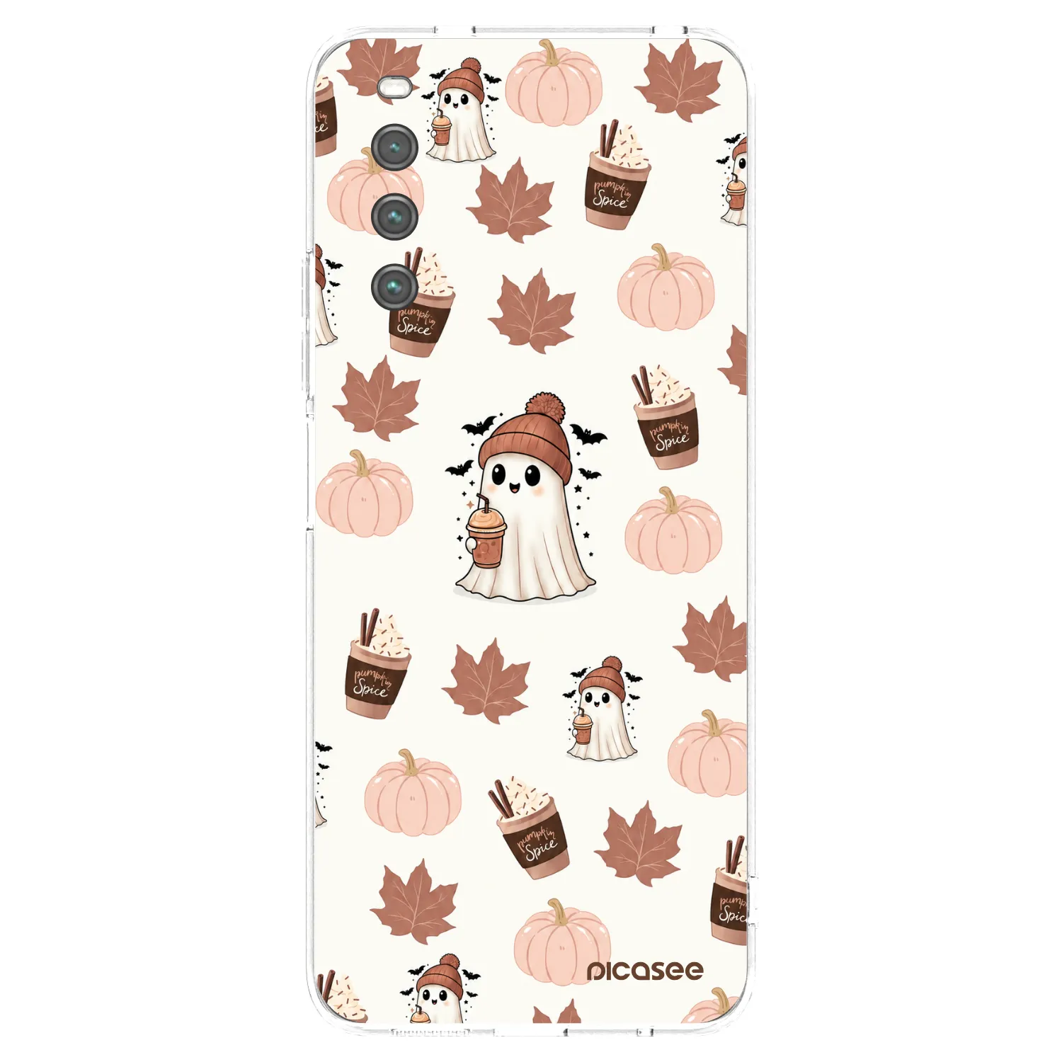 Picasee silikónový prehľadný obal pre Sony Xperia 10 IV 5G - Pumpkin spice