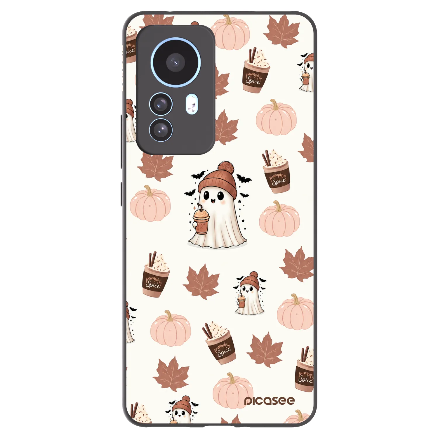 Picasee silikónový čierny obal pre Xiaomi 12T Pro - Pumpkin spice