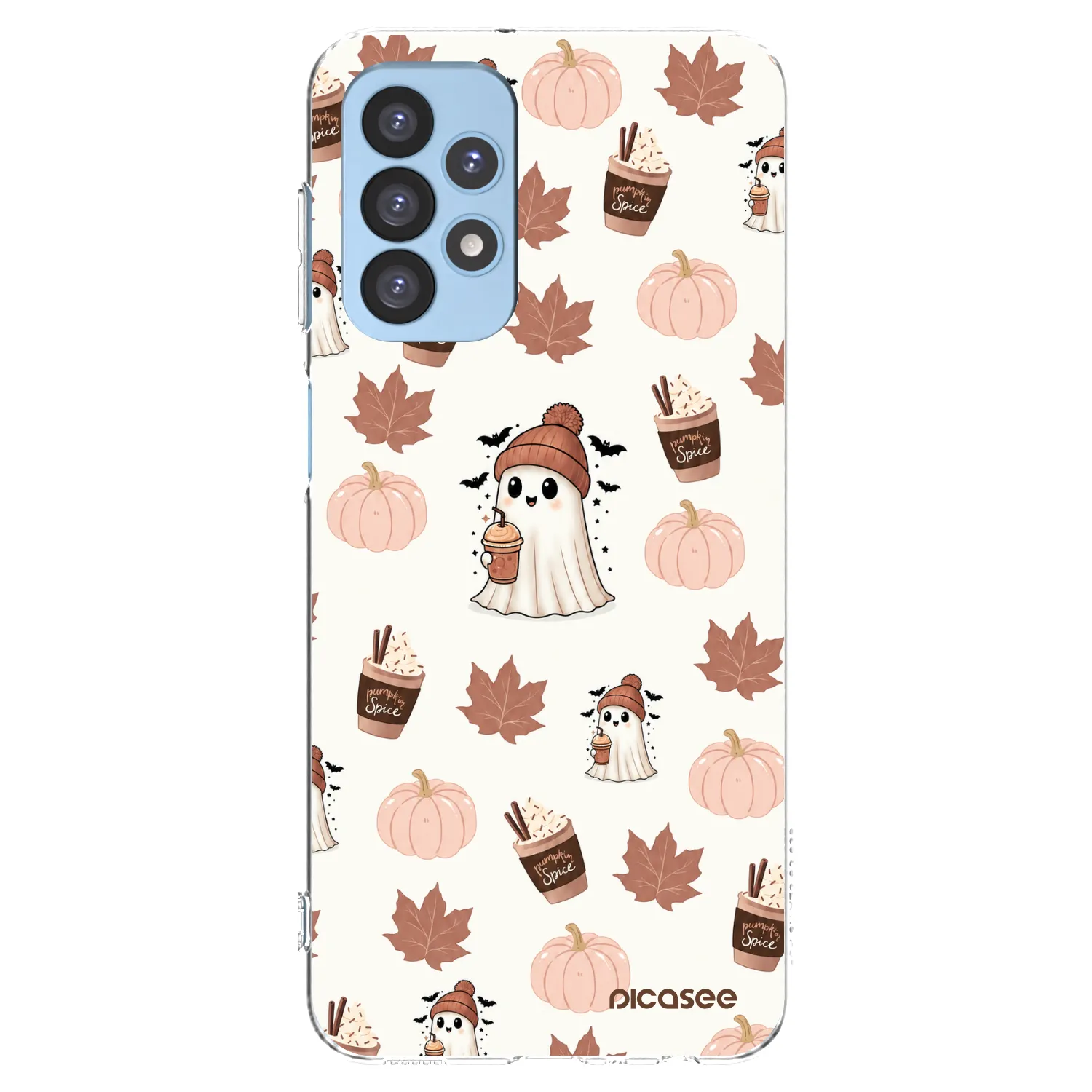 Picasee silikónový prehľadný obal pre Samsung Galaxy A23 A235F 4G - Pumpkin spice