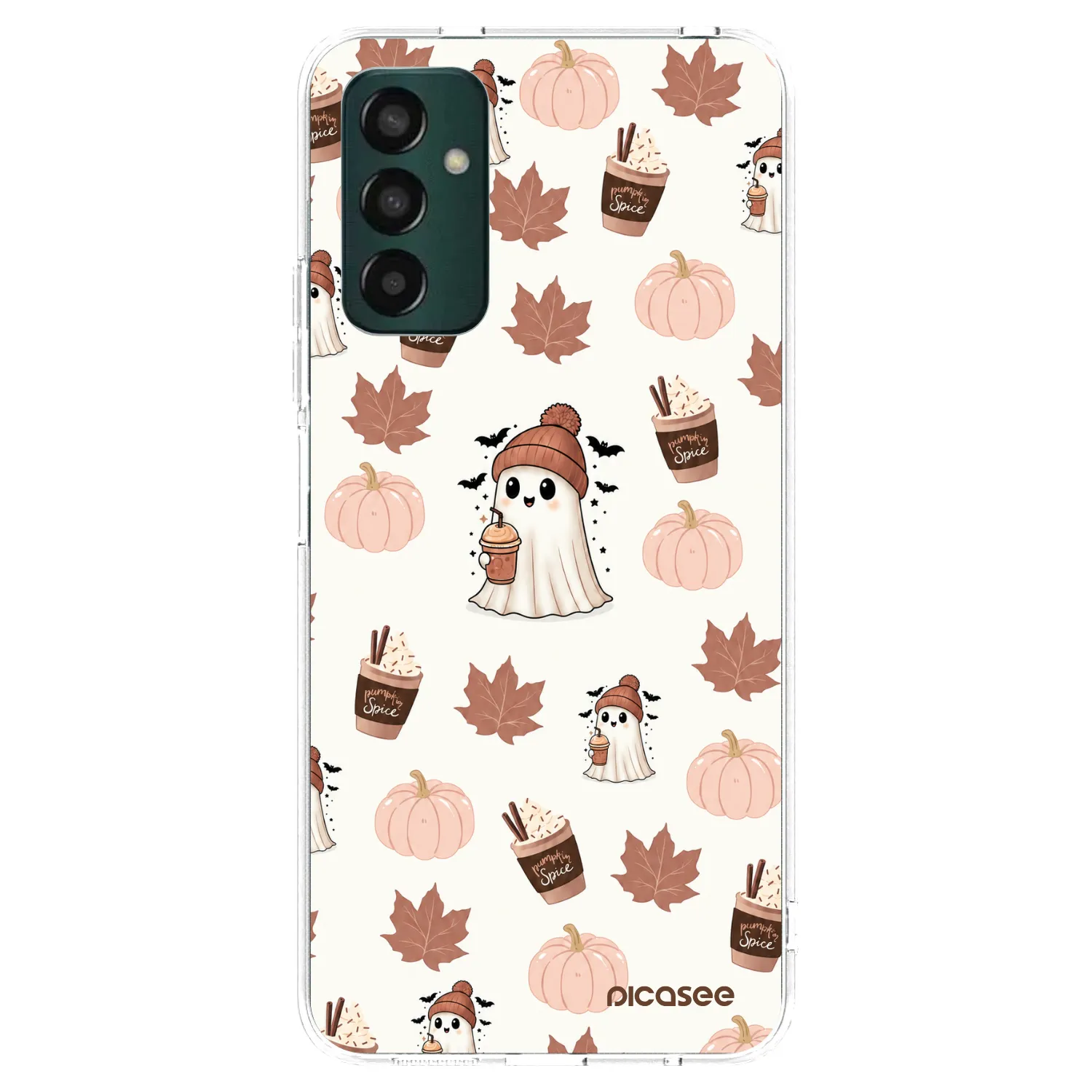 Picasee silikónový prehľadný obal pre Samsung Galaxy M23 5G - Pumpkin spice