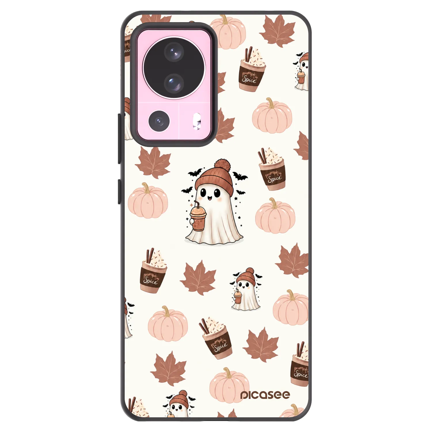Picasee silikónový čierny obal pre Xiaomi 13 Lite - Pumpkin spice