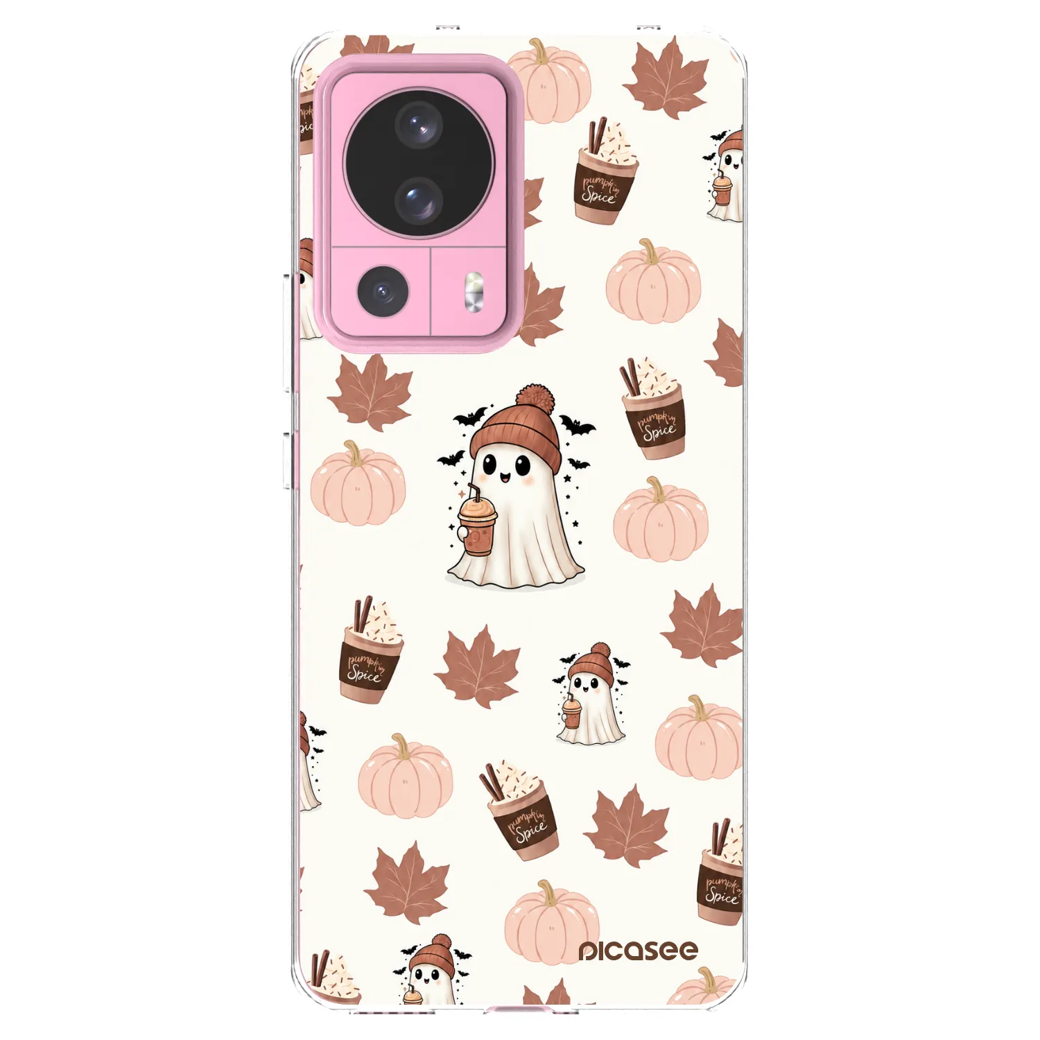 Picasee silikónový prehľadný obal pre Xiaomi 13 Lite - Pumpkin spice