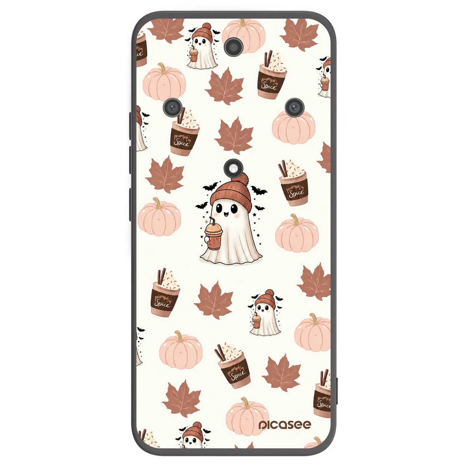 Picasee silikónový čierny obal pre Honor Magic5 Lite 5G - Pumpkin spice
