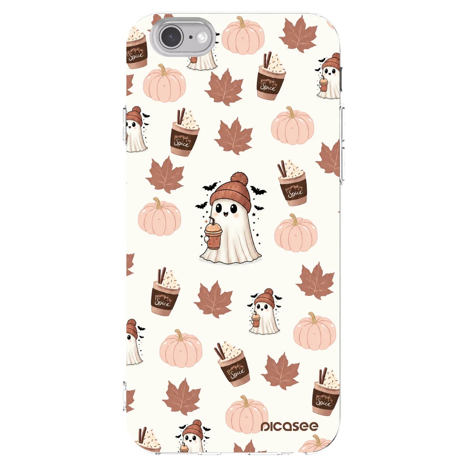 Picasee silikónový prehľadný obal pre Apple iPhone 6/6S - Pumpkin spice