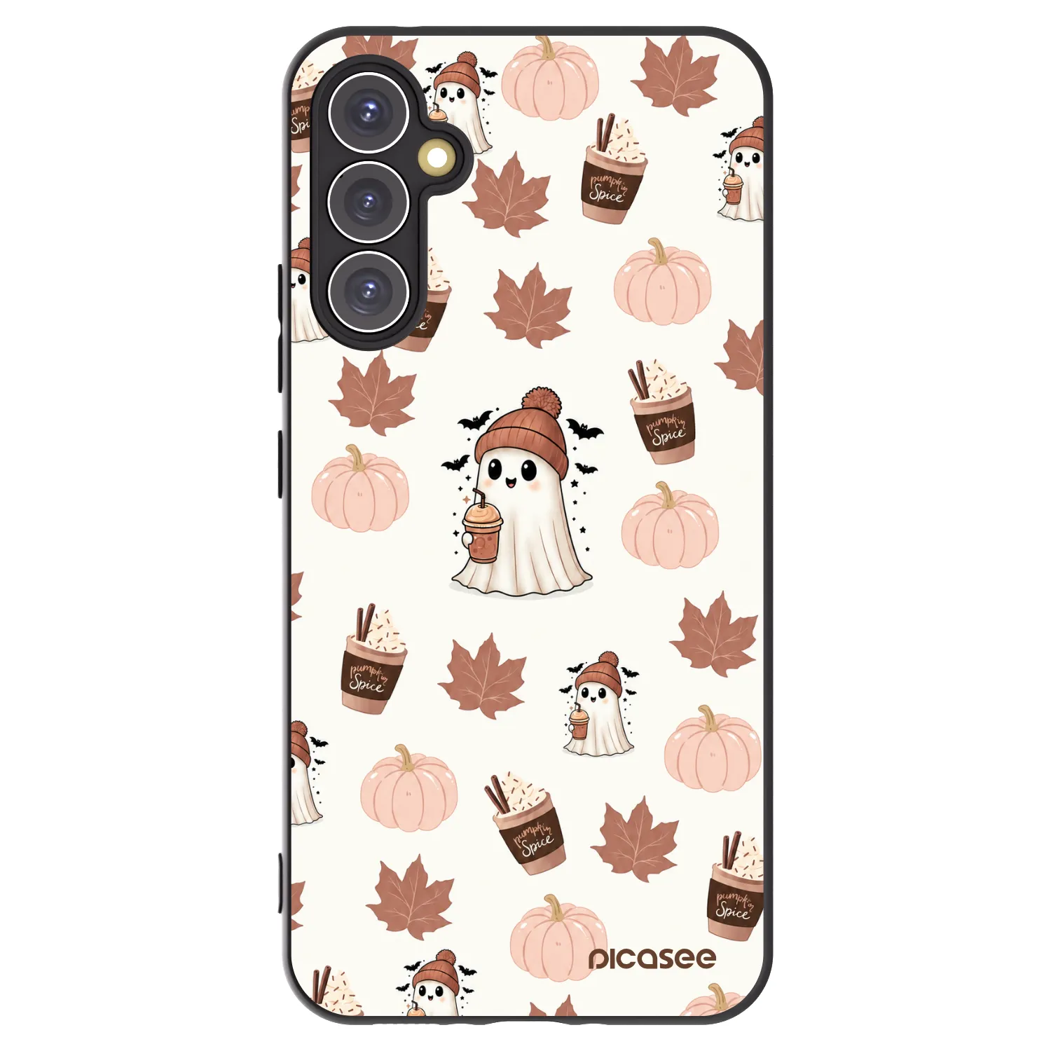 Picasee silikónový čierny obal pre Samsung Galaxy A34 5G A346B - Pumpkin spice
