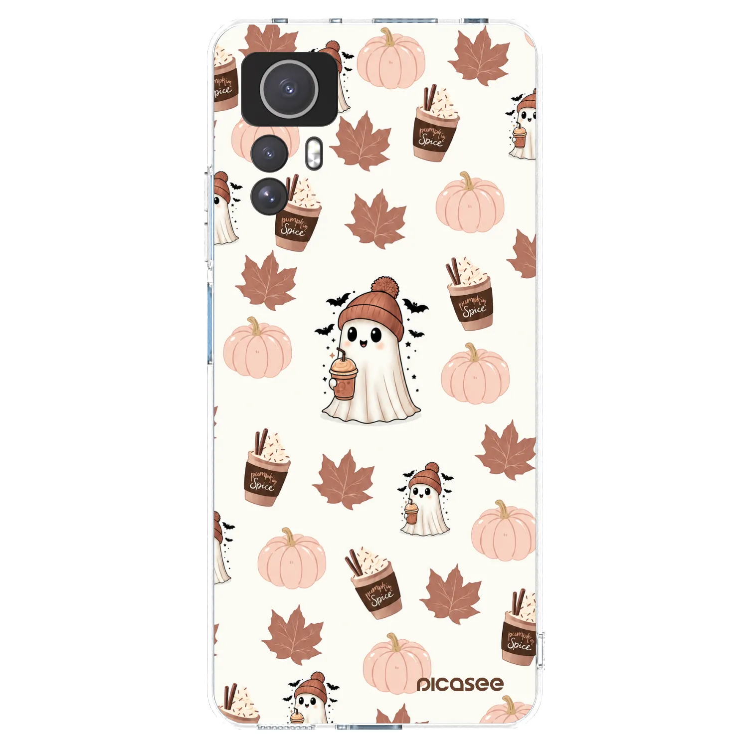 Picasee silikónový prehľadný obal pre Xiaomi Redmi Note 12S - Pumpkin spice
