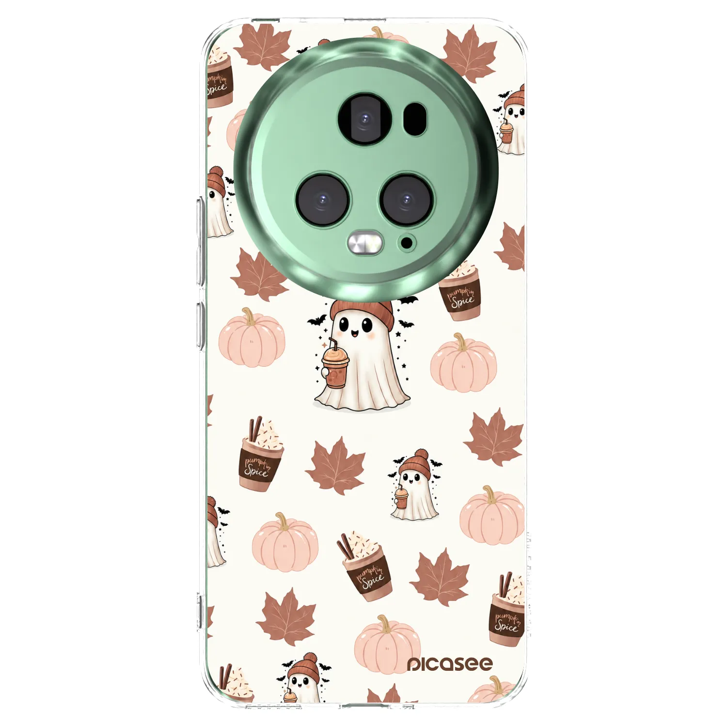 Picasee silikónový prehľadný obal pre Honor Magic5 Pro - Pumpkin spice