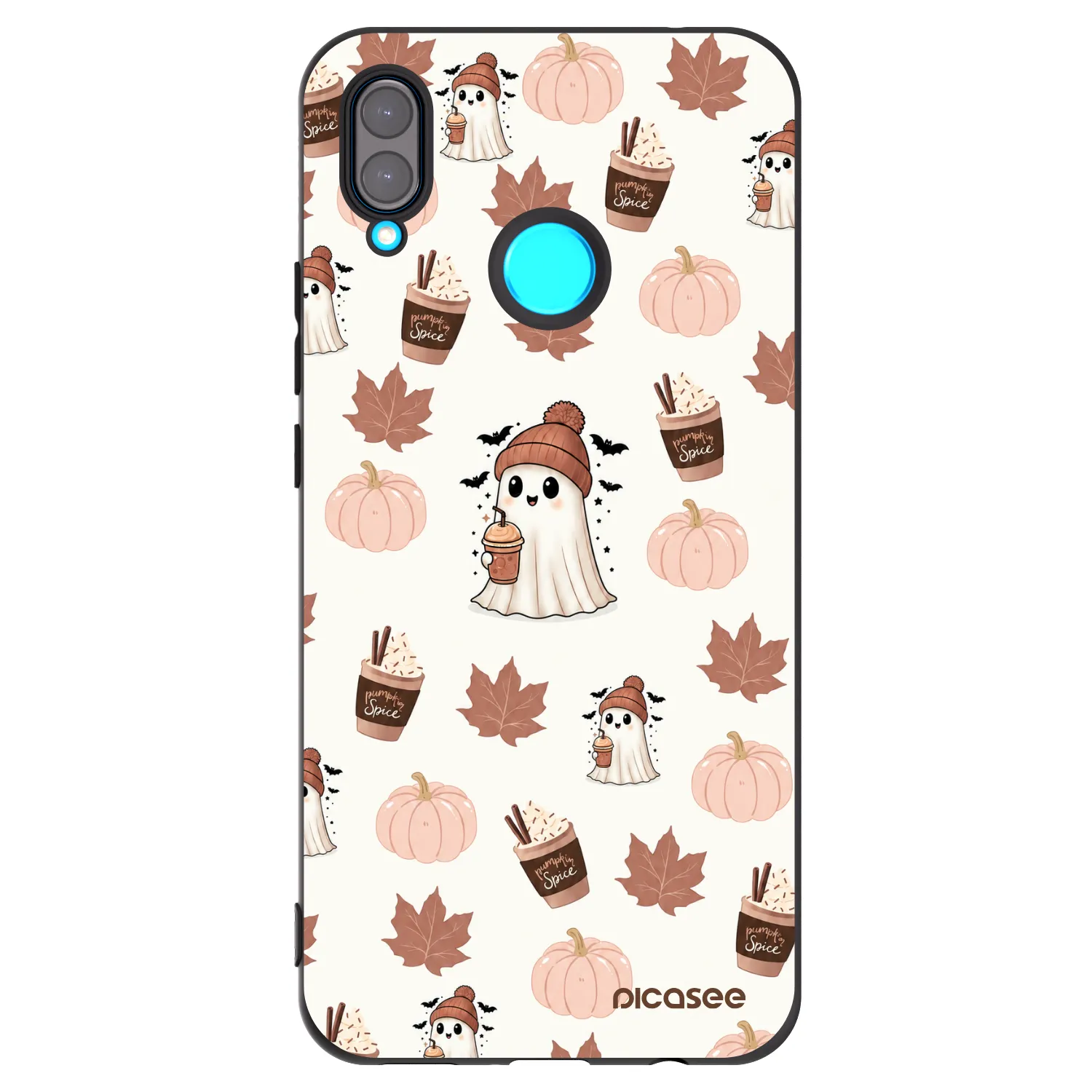 Picasee silikónový čierny obal pre Huawei Nova 3i - Pumpkin spice