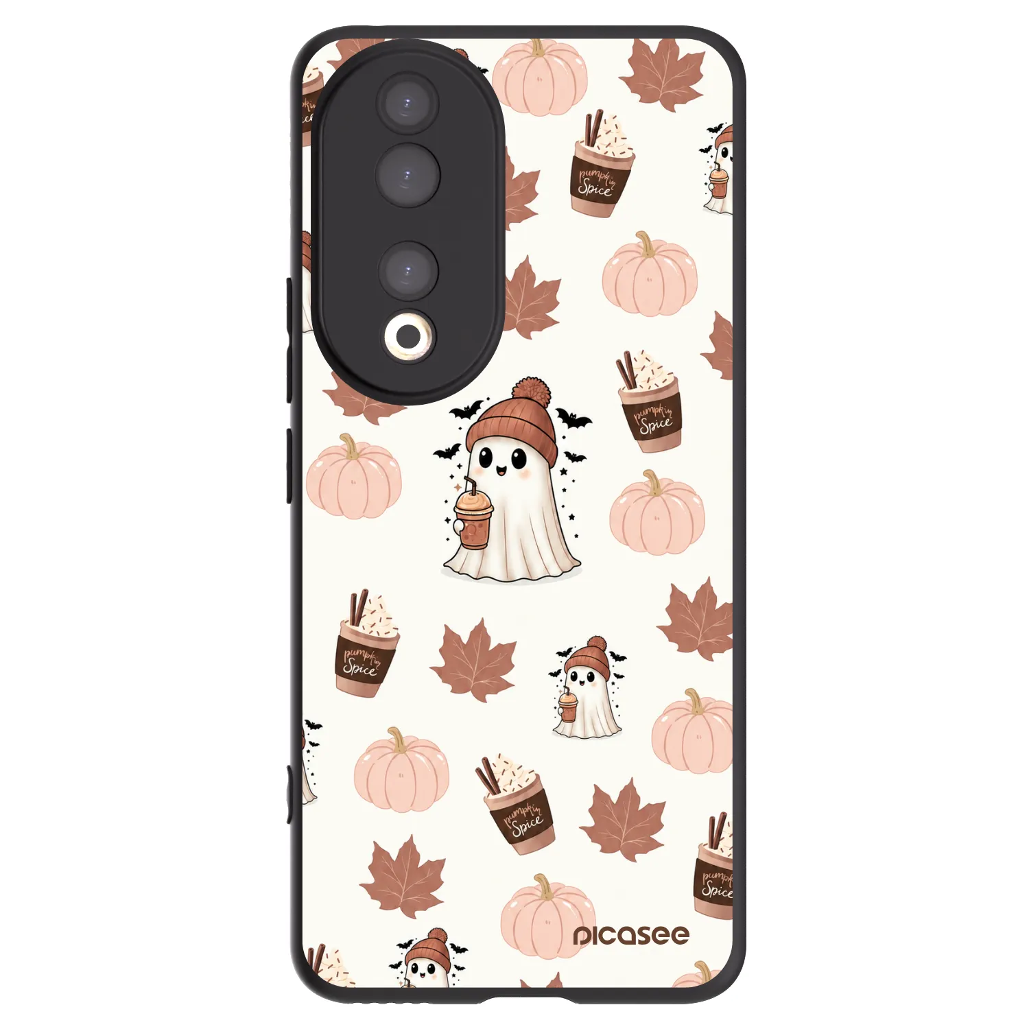 Picasee silikónový čierny obal pre Honor 90 5G - Pumpkin spice