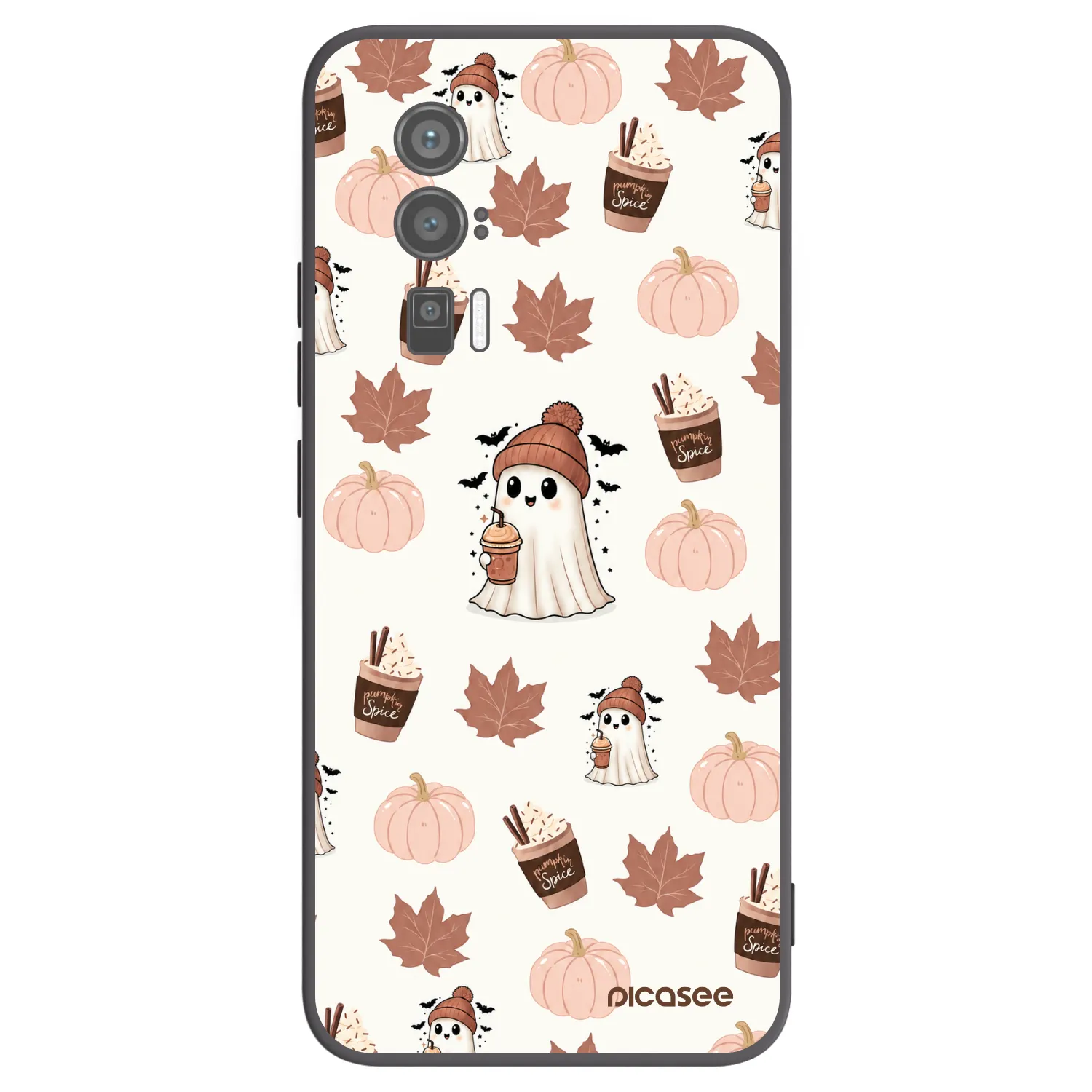 Picasee silikónový čierny obal pre Xiaomi Poco F5 Pro 5G - Pumpkin spice