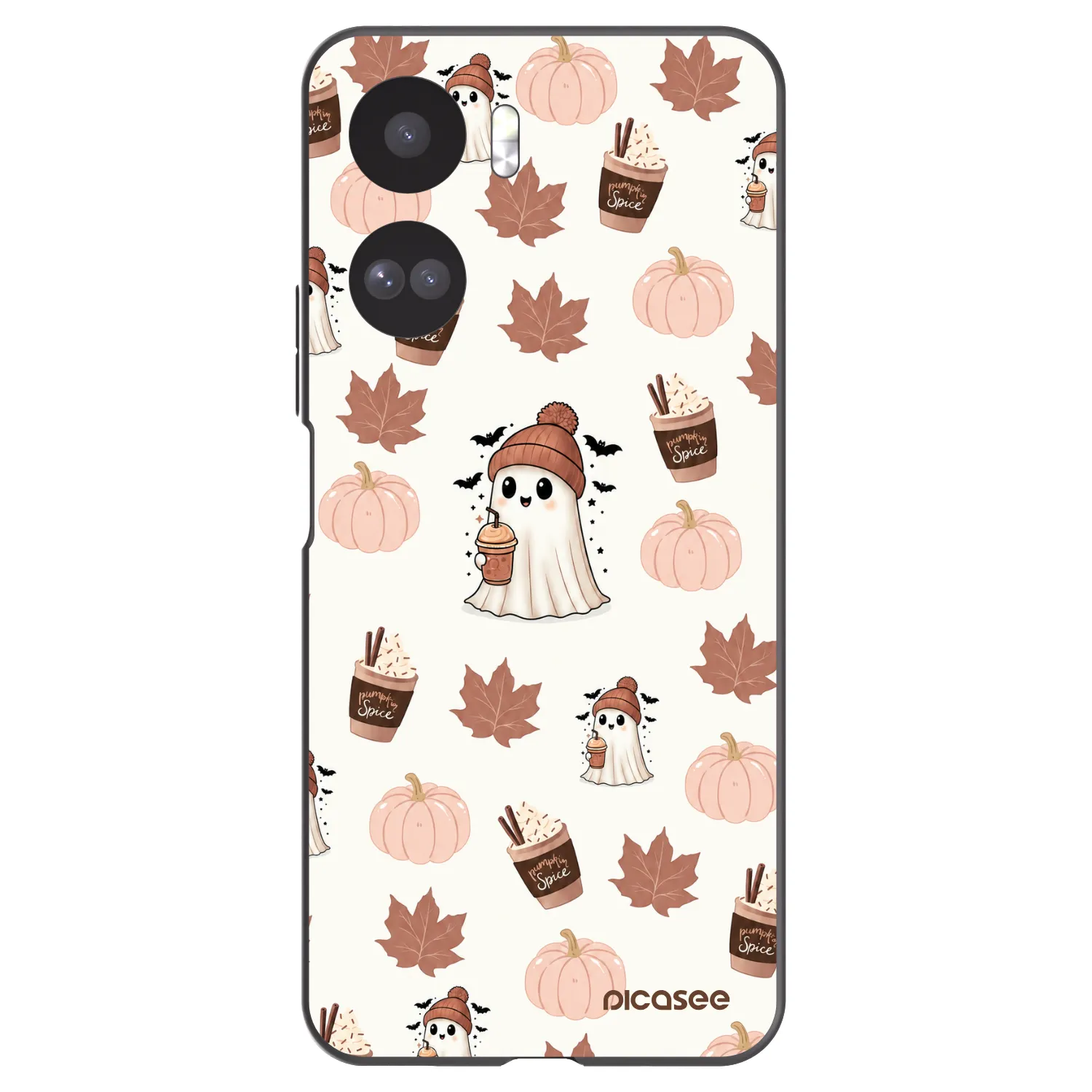 Picasee silikónový čierny obal pre Honor 90 Lite 5G - Pumpkin spice